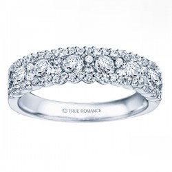 BMTR-WR842-14k White Gold Anniversary Band