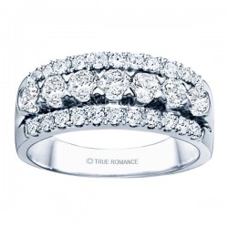 BMTR-WR873-14k White Gold Anniversary Band