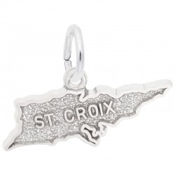 St. Croix Map W/Border