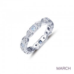 March Birthstone Ring