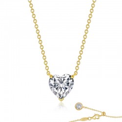 Heart Solitaire Necklace
