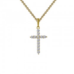 0.36 Cttw Gold Simulated Diamond Classic Necklaces