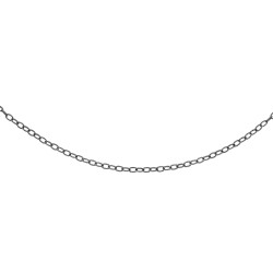 Silver Italian Cable Adjastable Link Chain