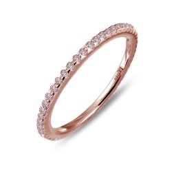 0.58 Cttw Rose Gold Pink Classic Rings