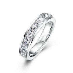1.98 CTTW Platinum Simulated Diamond Classic Rings