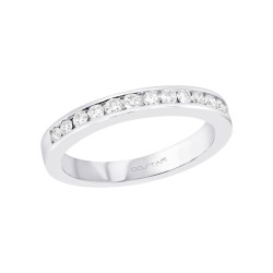 White Gold Diamond Bridal Band Rings 0.35 CT