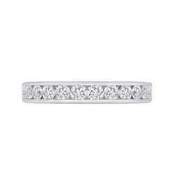 White Gold Diamond Bridal Band Rings 0.75 CT