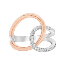 White Gold Diamond Fashion Ring  1/4 CT