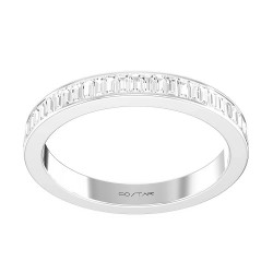 White Gold Channel Band 0.45 CT