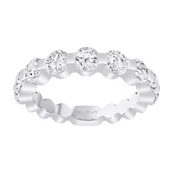 White Gold Diamond Bridal Band Ring 1.50 CT