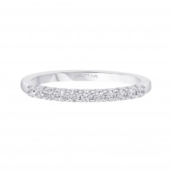 White Gold Diamond Bridal Band Ring 0.25 CT