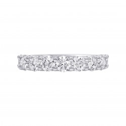 White Gold Diamond Bridal Band Ring 1.65 CT