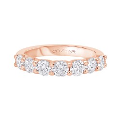 Rose Gold Diamond Bridal Band Ring 1.50 CT
