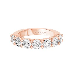 Rose Gold Diamond Bridal Band Ring 2.00 CT