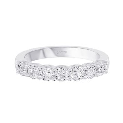 White Gold Diamond Bridal Band Ring 0.75 CT