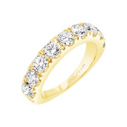 Yellow Gold Diamond Bridal French Pave 1.75 CT
