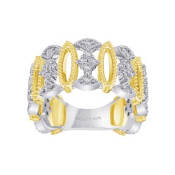 White Gold Diamond Fashion Ring 0.53 CT