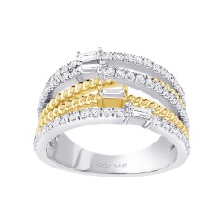White Gold Diamond Fashion Ring 1/2 CT