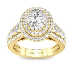 Yellow Gold Diamond Ring 1.12 CT
