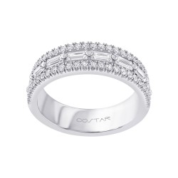 White Gold Diamond Fashion Ring  3/4 CT
