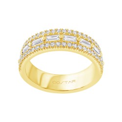 Yellow Gold Diamond Fashion Ring  0.71 CT
