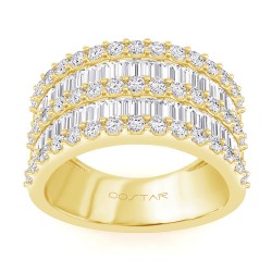 Yellow Gold Diamond Fashion Ring  2.26 CT
