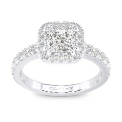 White Gold Bridal Diamond Semi-Mount Ring 0.60 CT