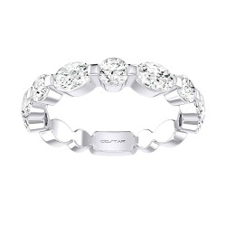 White Gold Diamond Bridal Band Ring 1.40 CT