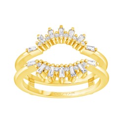Yellow Gold Diamond Semi-Mount Ring 1/4 CT