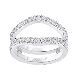 White Gold Bridal Diamond Wedding Ring 0.60 CT
