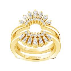 Yellow Gold Diamond Ring 0.45 CT