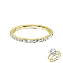 0.38 Cttw Gold Simulated Diamond Classic Rings