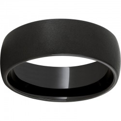 Black Diamond Ceramic™ Ring with Sandblast Finish