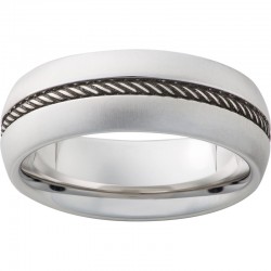 Roundup - Serinium® Rope Engraved Ring