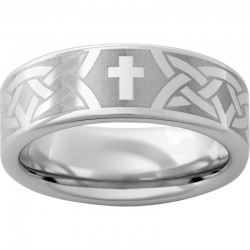 Serinium® Christian Cross and Knot Ring