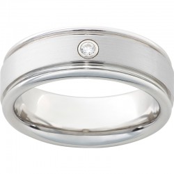 Serinium® Diamond Ring with Satin Finish