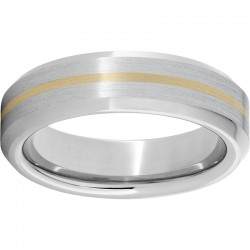 Serinium® Ring with 14K Gold Inlay