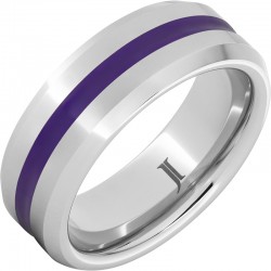 Serinium® Purple Enamel Inlay Ring