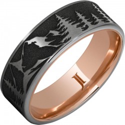 Hidden Gold™ 14k Inlay Rugged Tungsten™ Ring