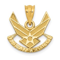 14ky U.S. Air Force Pendant