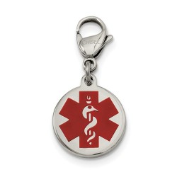 Stainless Steel Medical Jewelry Charm