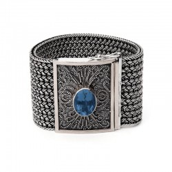 Wide Woven Bracelet From The Classic Collection