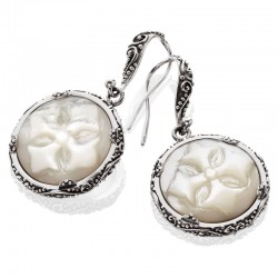Samantha Drop Earrings From The Mother Of Pearl Collection