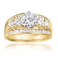 Rm429-14k White Gold Semi Mount Engagement Ring From Nostalgic Collection