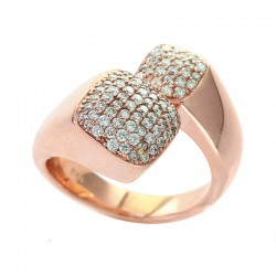 EFFY 14K Rose Gold Diamond Ring
