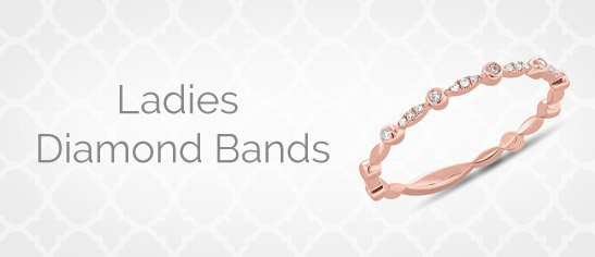 Ladies Diamond Bands