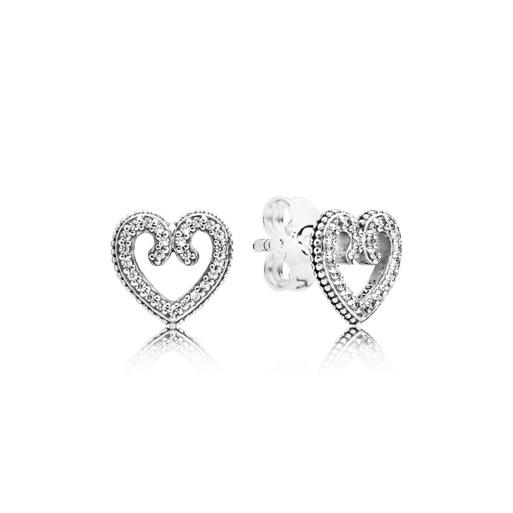 Pandora - 296272CZ Classic Elegance Silver Stud Earrings