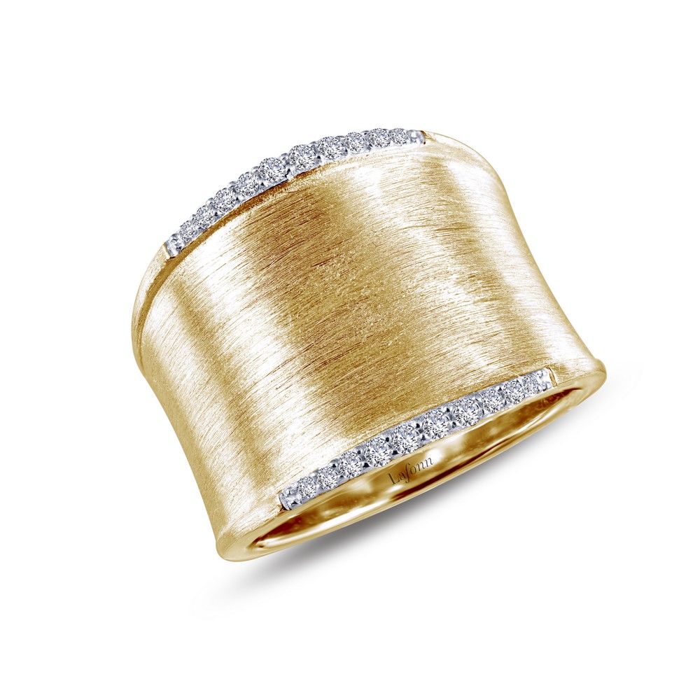 0.51cts CTTW Lafonn Birthstone Sterling Silver Gold Plated June Ring 0.51cts CTTW Lafonn Birthstone Sterling Silver Gold Plated June Ring